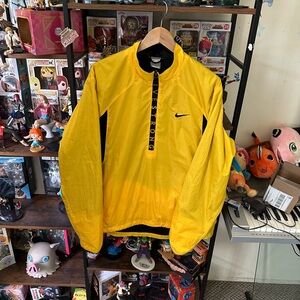 Y2K Nike Livestrong Windbreaker Pullover 1/4 Zip Men’s Size L